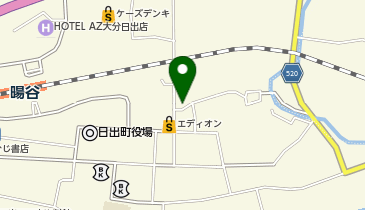 メガネのヨネザワ 日出店の地図画像