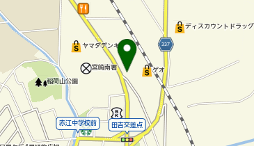 メガネのヨネザワ 宮崎赤江店の地図画像