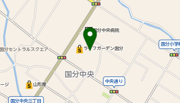 メガネのヨネザワ 国分中央店の地図画像