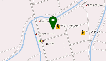 メガネのヨネザワ プラッセだいわ川内店の地図画像