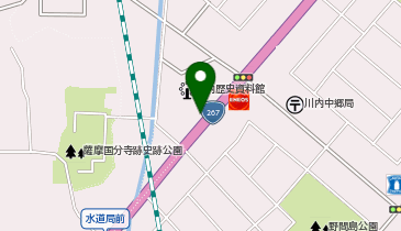 メガネのヨネザワ 川内中郷店の地図画像