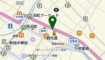 靴下屋 長崎浜町店の地図画像