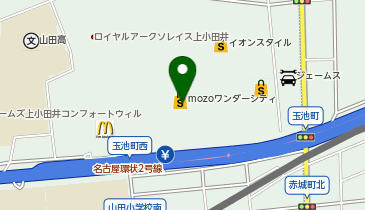 靴下屋 名古屋mozoワンダーシティ店の地図画像