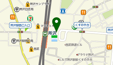 靴下屋 グランエミオ所沢店の地図画像