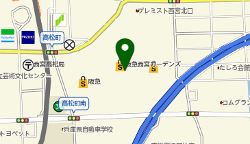 Tabio 西宮阪急店の地図画像