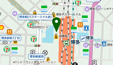 靴下屋 アミュプラザ博多店の地図画像