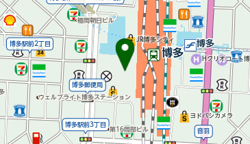 Tabio 博多阪急店 ※営業時間短縮中の地図画像