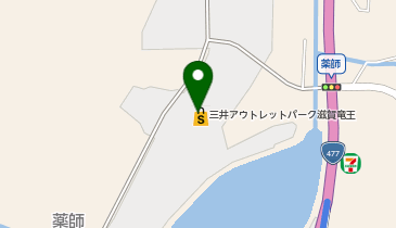 靴下屋 三井アウトレットパーク滋賀竜王店の地図画像