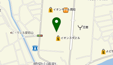 靴下屋 イオンモール高知店の地図画像