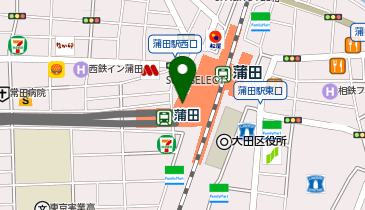 靴下屋 東急プラザ蒲田店の地図画像