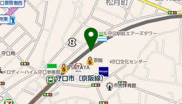 Tabio 京阪守口店の地図画像