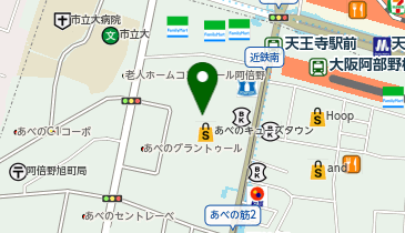 靴下屋 あべのキューズモール店の地図画像