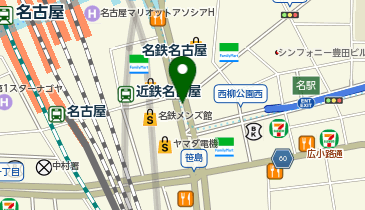 靴下屋 名古屋サンロード店の地図画像