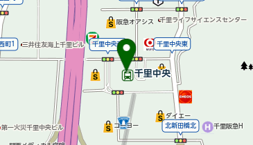靴下屋 せんちゅうパル店の地図画像