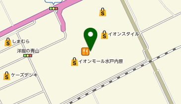 靴下屋 Life and Feelイオンモール水戸内原店の地図画像