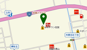 靴下屋 ゆめタウン佐賀店の地図画像