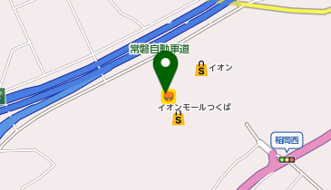 靴下屋 イオンモールつくば店 ※営業時間短縮中の地図画像