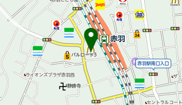 靴下屋 赤羽アピレ店の地図画像