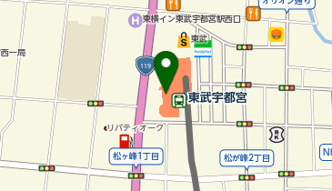 Tabio 東武宇都宮店の地図画像