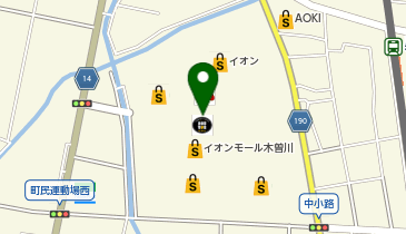 靴下屋 イオンモール木曽川店の地図画像