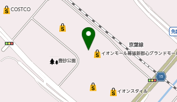 靴下屋 WA ORiental TRaffic&times;靴下屋 イオンモール幕張新都心店の地図画像