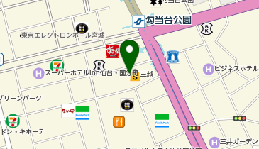 Tabio 仙台三越店の地図画像