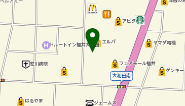 靴下屋 福井エルパ店の地図画像