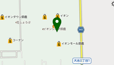 靴下屋 イオンモール鈴鹿店の地図画像