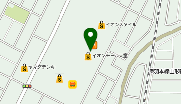 靴下屋 Life and Feelイオンモール天童の地図画像