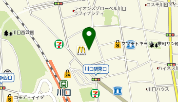 靴下屋 ららテラス川口店の地図画像