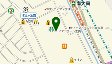 靴下屋 イオンモール大高店の地図画像