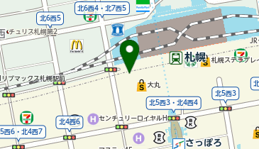 Tabio 大丸札幌店の地図画像