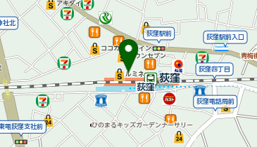 靴下屋 ルミネ荻窪店の地図画像