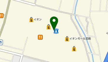 靴下屋 イオンモール宮崎店の地図画像