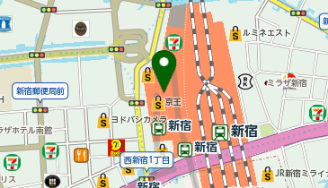 Tabio 京王新宿店の地図画像