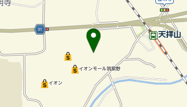 靴下屋 イオンモール筑紫野店の地図画像