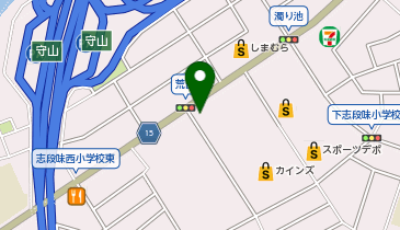 和食さと 守山志段味店の地図画像