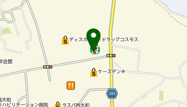 和食さと 西大和店の地図画像