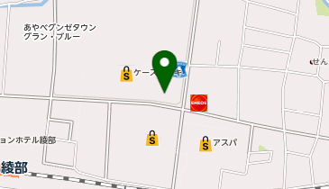 和食さと あやべグンゼタウン店の地図画像