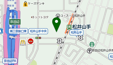 和食さと フレスト松井山手店の地図画像