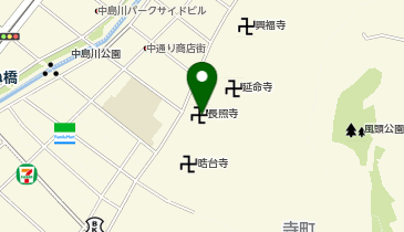 西川如見の墓の地図画像