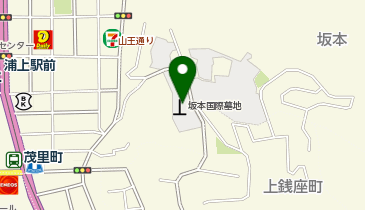 坂本国際墓地の地図画像