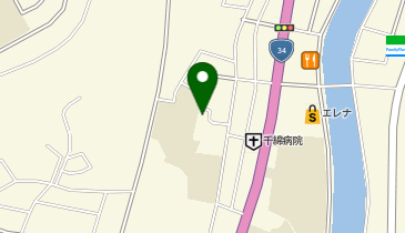 矢上八幡神社の大クスの地図画像