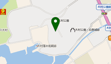 大村神社のオオムラザクラ(国指定天然記念物)の地図画像