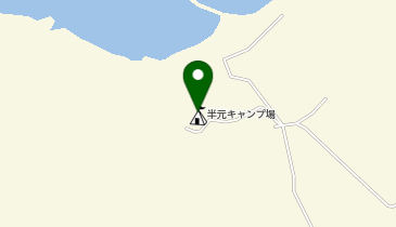 半元キャンプ場の地図画像