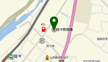 残心の夫婦杉の地図画像