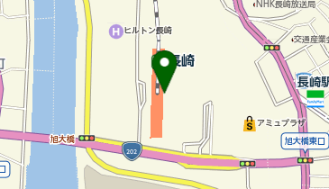 長崎市総合観光案内所の地図画像