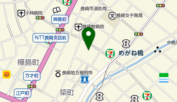 【長崎ランタンフェスティバル】中央公園会場の地図画像