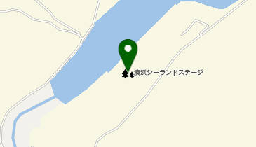 湊浜海水浴場の地図画像