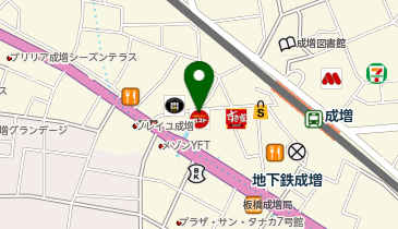 らあめん花月嵐 成増店の地図画像